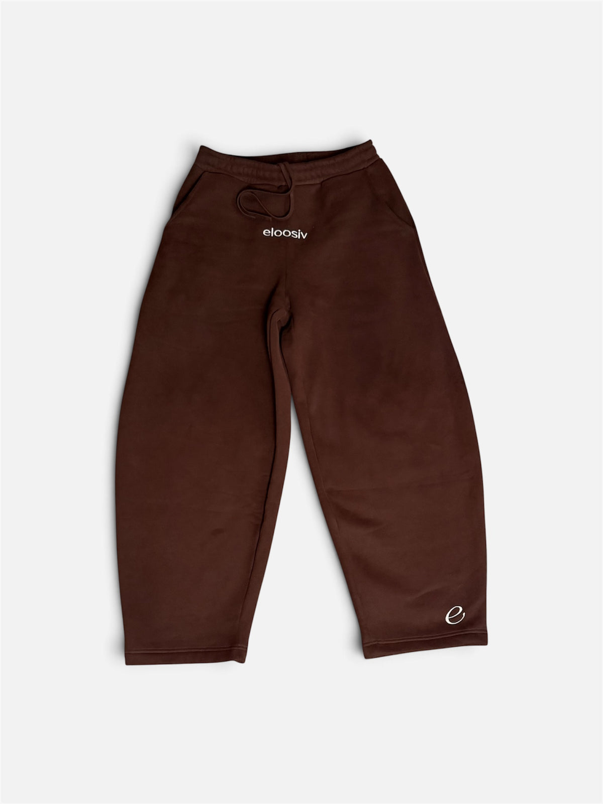 The Cozy Daily Oversized Joggers - Barrel Leg - Coffee