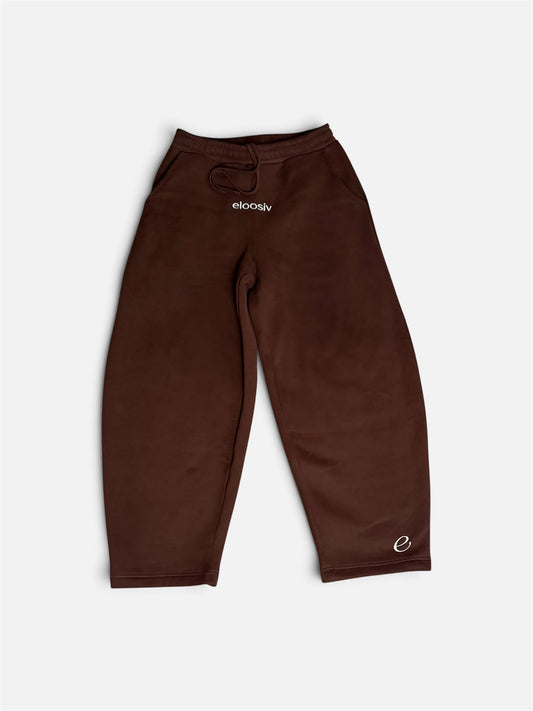 The Cozy Daily Oversized Joggers - Barrel Leg - Coffee