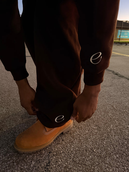 The Cozy Daily Oversized Joggers - Barrel Leg - Coffee